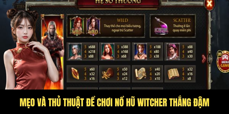 Nổ hũ Witcher King88 - Jackpot khủng chờ bet thủ rước 4 Chiến thuật thắng đậm nổ hũ Witcher King88